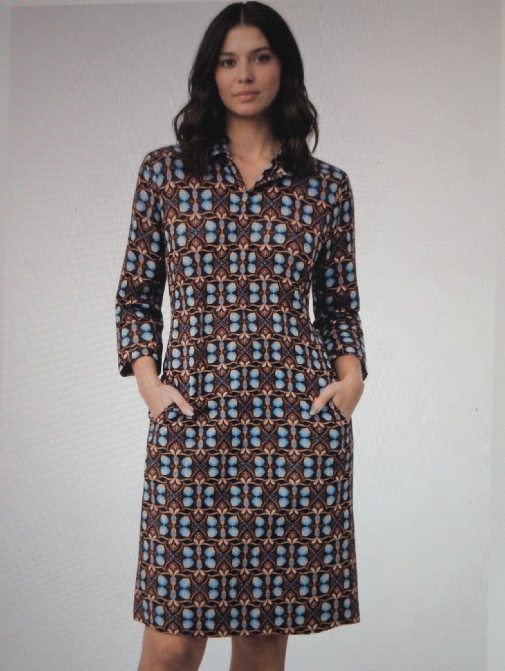 J. McLaughlin “Berlin” Dress in Atlas Tile